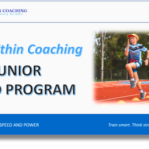 Online 8 Week Junior Speed Training Program